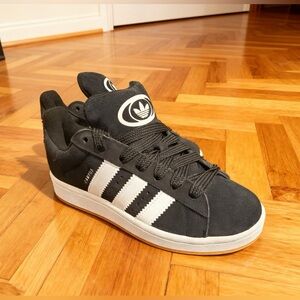 Adidas Campus 00s Black White Gum Sole Sneakers Women’s Size 5.5 - New Without B